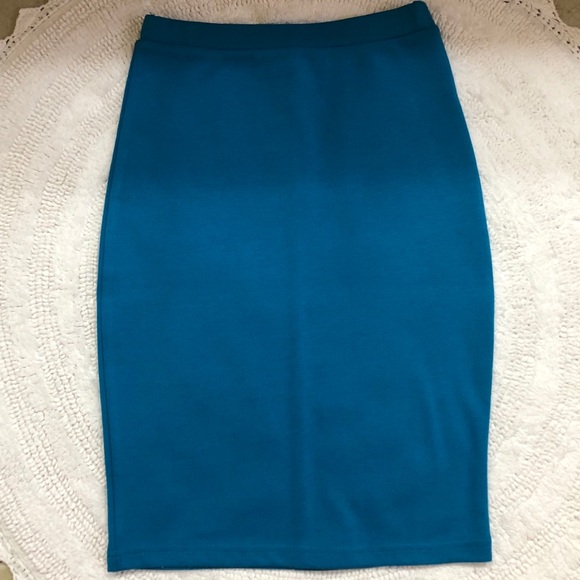 XXI cobalt/teal skirt - Picture 1 of 3